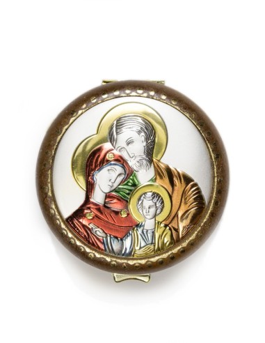 Holy Family silver Rosary Box