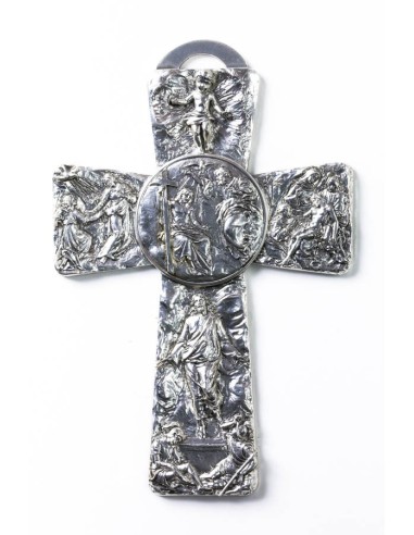 Sculptured wall Crucifix