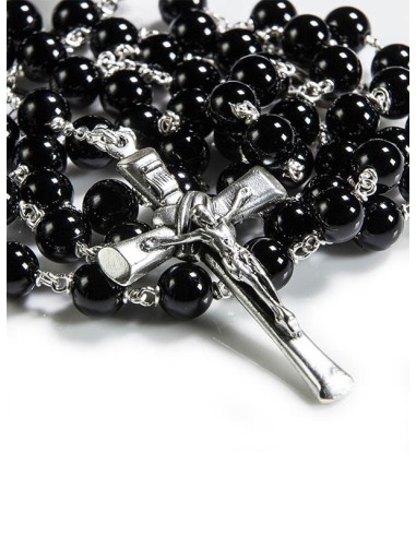 Black Onyx Rosary 6mm beads