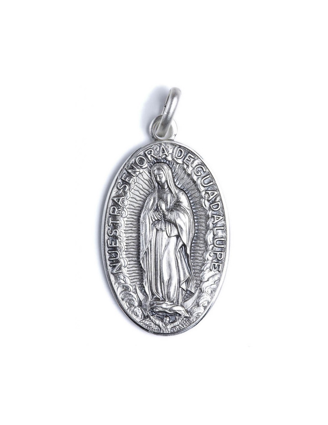 The sold Virgin of Guadalupe, pendent, sterling by Mimi