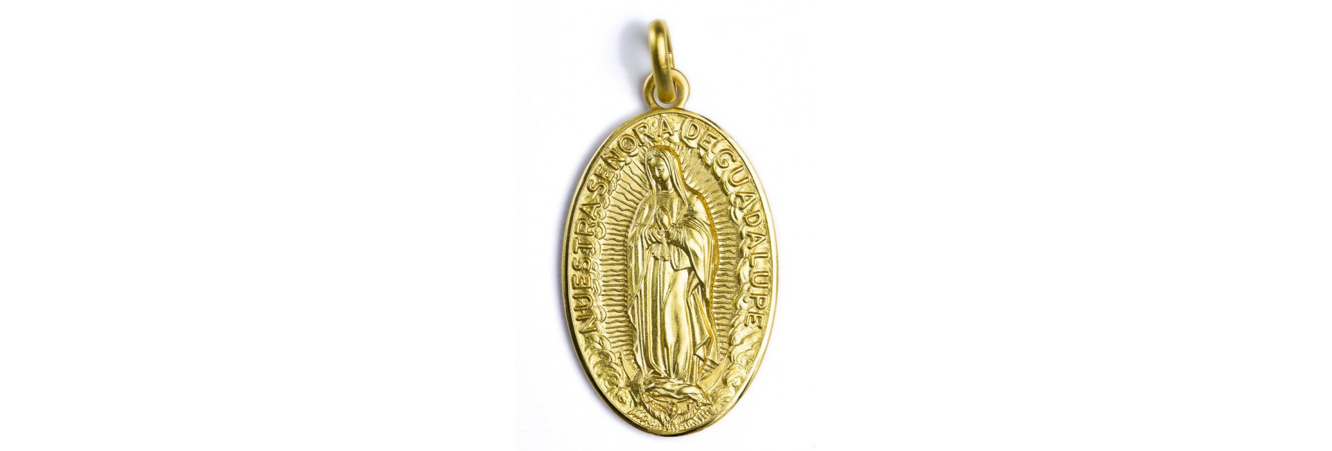 Our Lady of Guadalupe gold plated medal | Vatican Gift