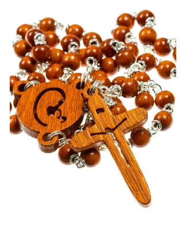 The Shape - wooden Rosary - Natural