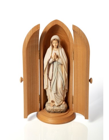 Big Lourdes Virgin Mary In A Casket  | Vatican Gift