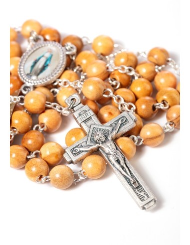 Olive wood Rosary - Modern Crucifix  | Vatican Gift