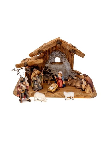 Bethlehem Nativity scene - Wood Handcarved  | Vatican Gift