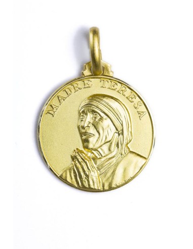 Mother Theresa gold plated medal