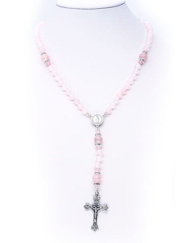 Sweetest Rose Rosary Necklace  | Vatican Gift