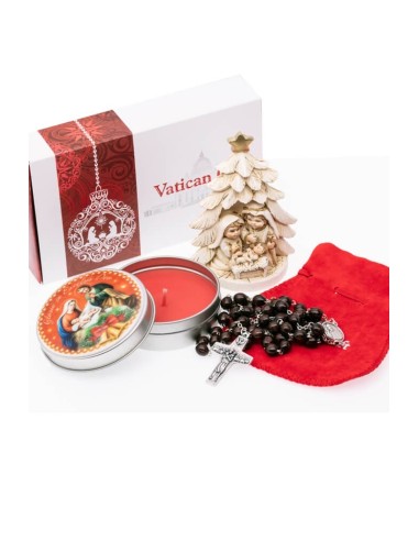 Christmas Gift Box: Small Nativity with Christmas tree  | Vatican Gift