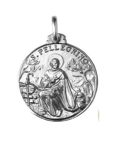 Saint Peregrine Sterling Silver Medal  | Vatican Gift