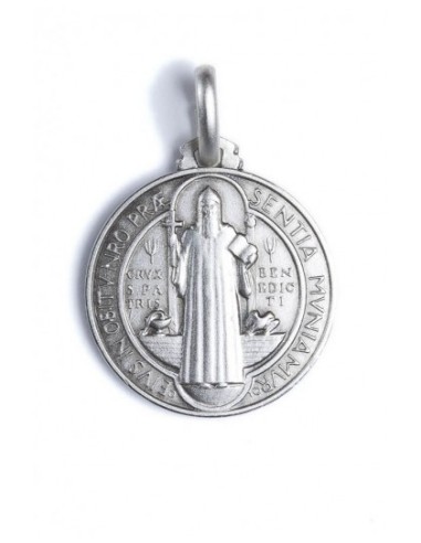 St. Benedict Sterling Silver Medal  | Vatican Gift