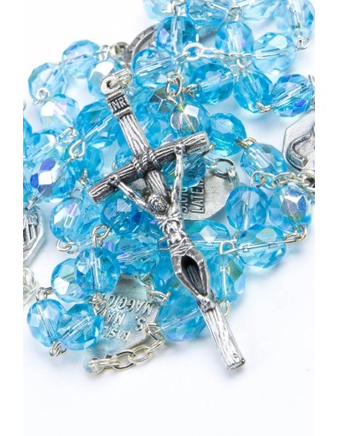 Four Basilicas Sky Blue Rosary