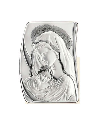 Virgin Mary with Jesus Silver Icon  | Vatican Gift