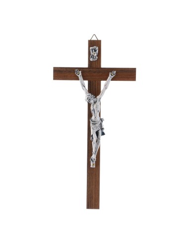 Walnut Wood Crucifix  | Vatican Gift