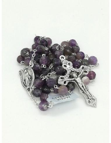 Amethyst Rosary Faceted 6 mm beads  | Vatican Gift