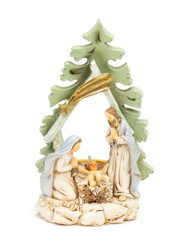 Nativity Scene Tree with Candle | Vatican Gift