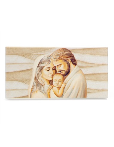 Holy Family Painted on Wood | Vatican Gift