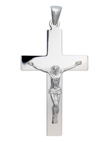 Shiny Steel Crucifix | Vatican Gift