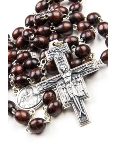 Pope Francis Rosary with St. Damian Crucifix