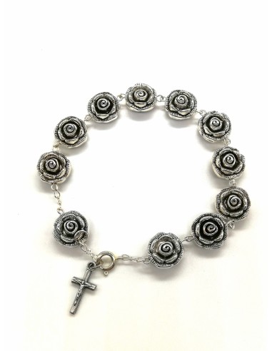 Metal Roses Bracelet  | Vatican Gift