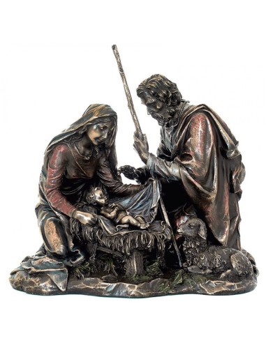 Nativity Bronze Resin Statue  | Vatican Gift