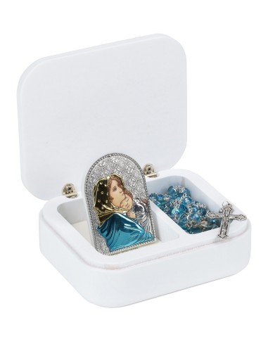 Baptism Gift Blue Virgin Mary | Vatican Gift