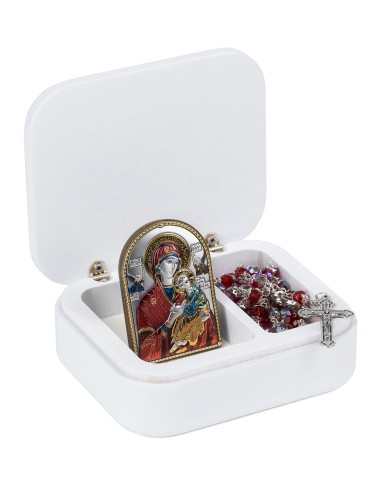 Baptism Gift Red Virgin Mary | Vatican Gift