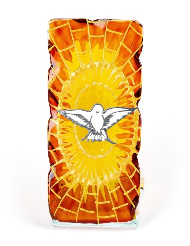 Dove Holy Spirit on Glass Size Small | Vatican Gift