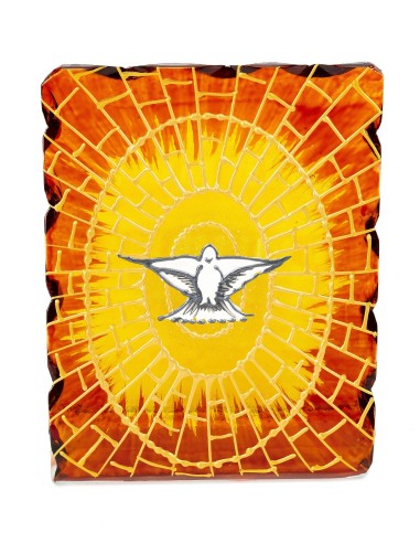 Dove Holy Spirit on Glass Size Large | Vatican Gift