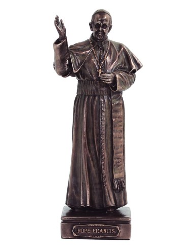 Bronzed Pope Francis Statue | Vatican Gift