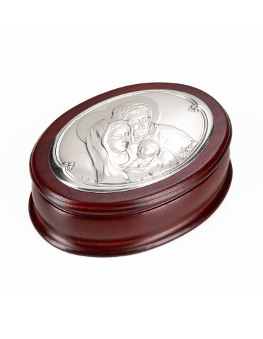 Holy Family Oval Rosary Box