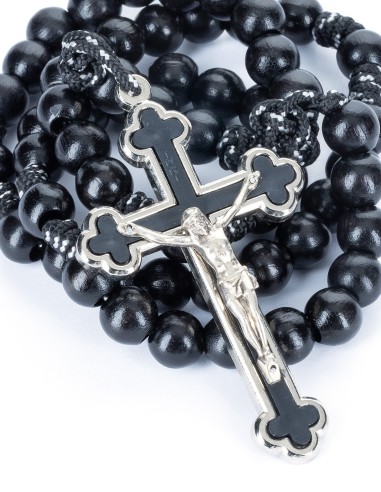 Paracord Dark Wood Rosary