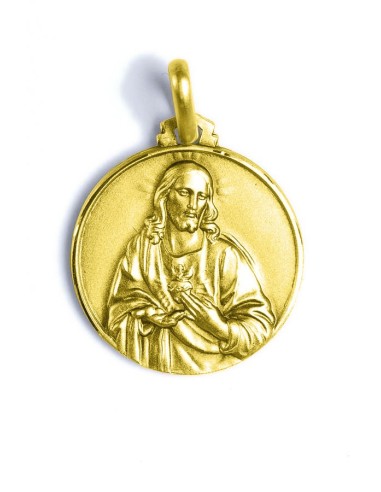 Sacred Heart  Gold Plated Medal  | Vatican Gift