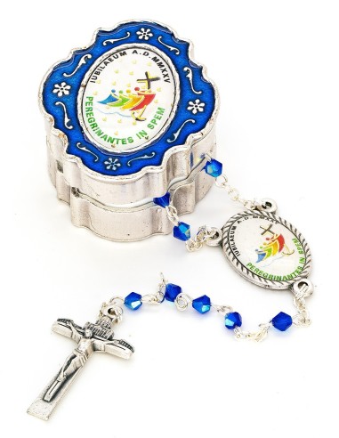 Blue Crystal Jubilee Rosary