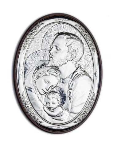 Holy Family Bilaminate Sterling Silver 0819