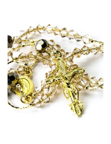 Clear and Gold Swarovski Gold Plated Silver Necklace